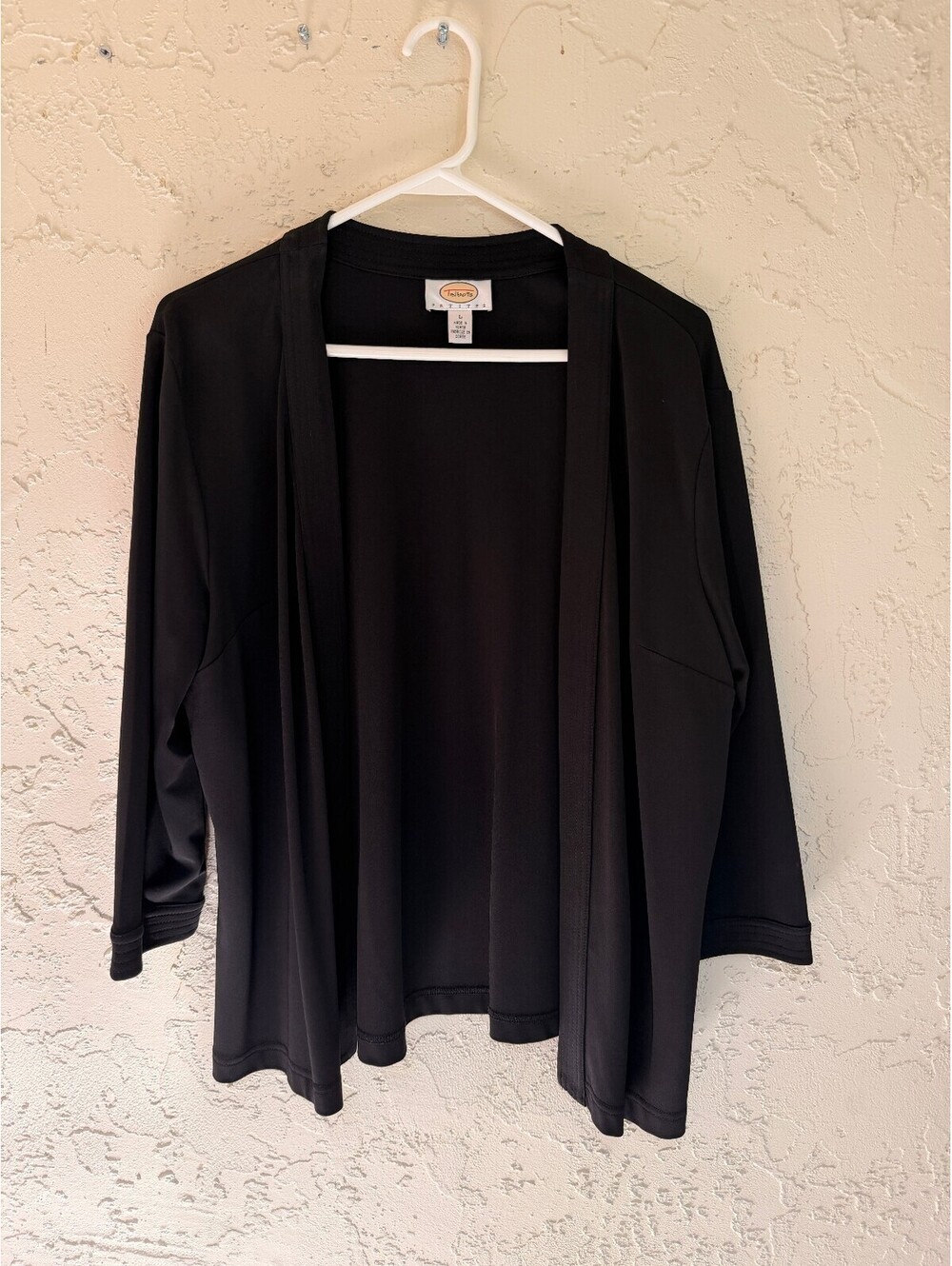 Talbots Women's Black Petite Cardigan, Size Large, Very Good Condition